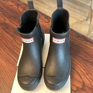 Hunter rubber rain booties